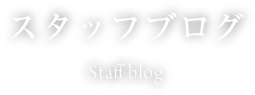 スタッフブログ Blog