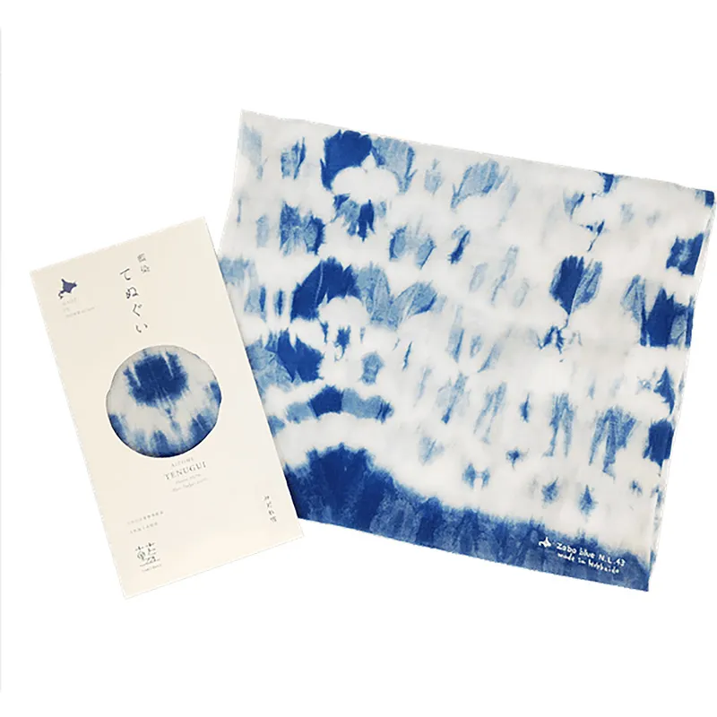 藍染てぬぐい〜みだれ雪〜の画像