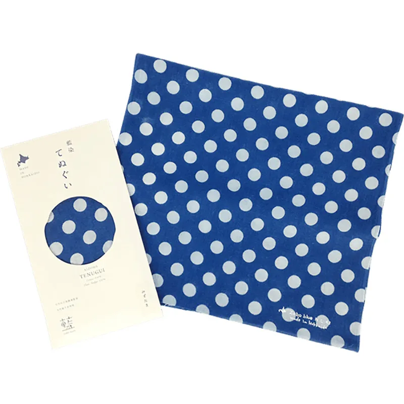 藍染てぬぐい〜みずたま〜の画像